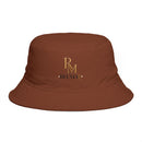 Bucket Hat — RM Reimay Gold Monogram Embroidered Logo