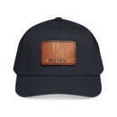 Leather Patch Baseball Cap - Monogram RM Reumay