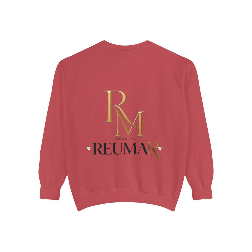 Refinement Logo Sweatshirt — "The Art of Refinement" Garment-Dyed Crewneck
