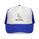 Reumar Gold Monogram Trucker Cap