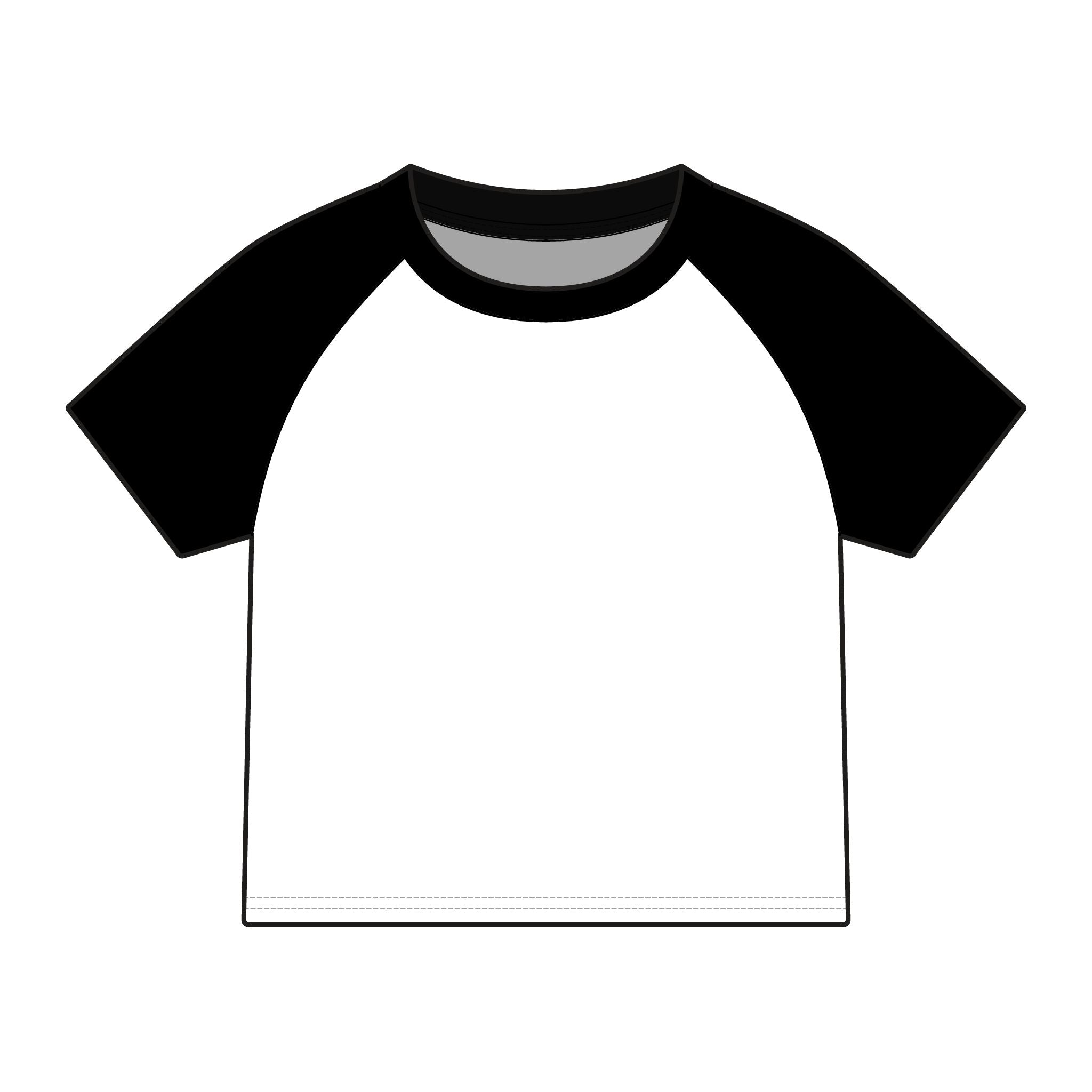 House of Reumar Raglan Tee — Women's Micro Rib Baby Tee