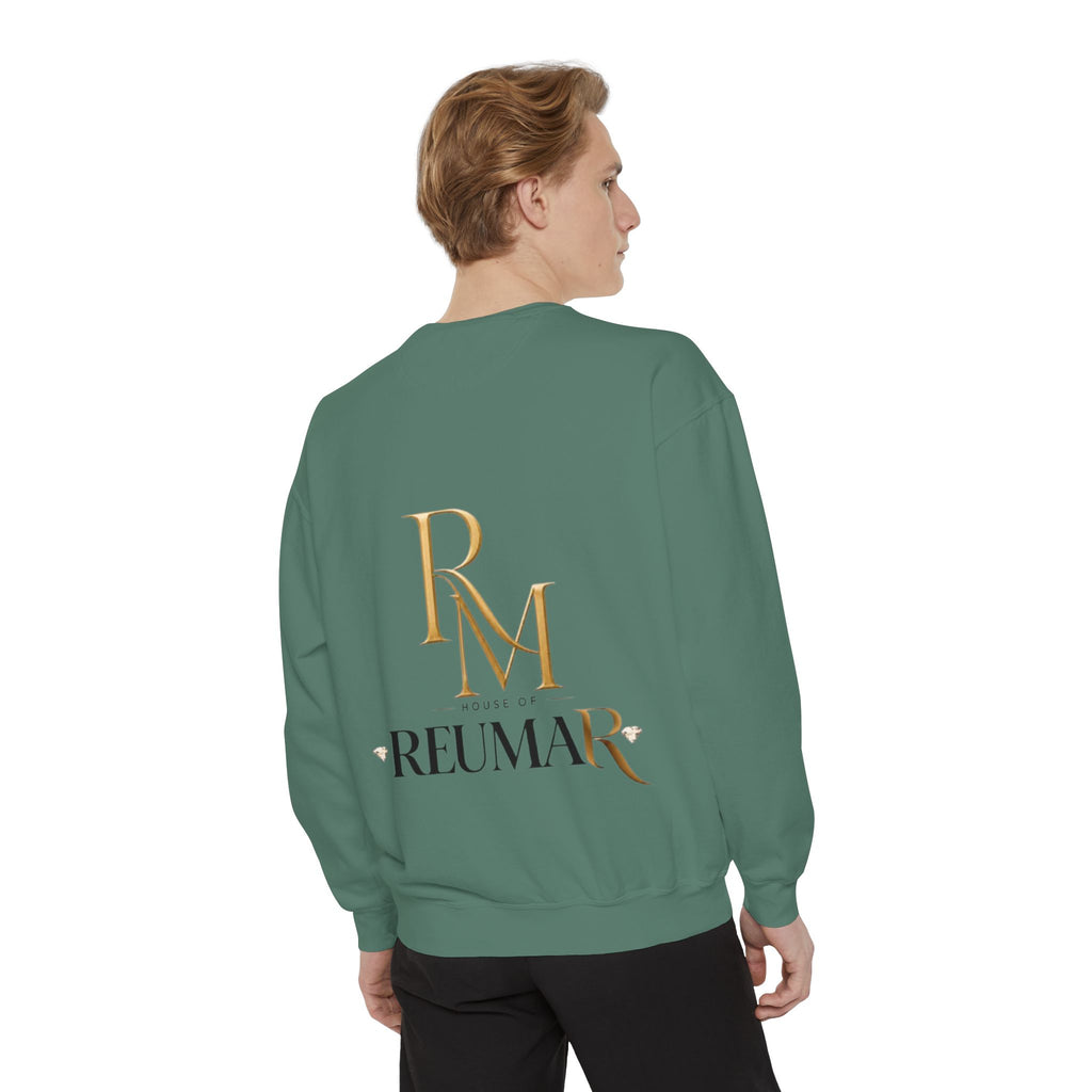 Refinement Logo Sweatshirt — "The Art of Refinement" Garment-Dyed Crewneck