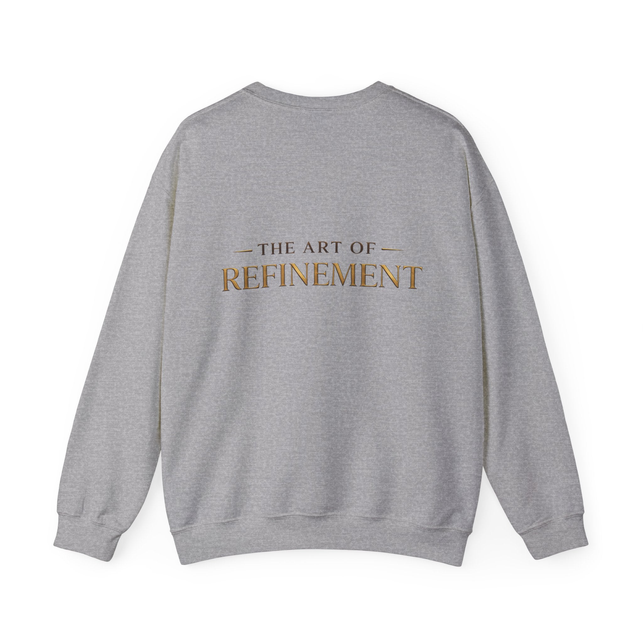 Crewneck Sweatshirt – Reumar Luxury Logo & "The Art of Refinement"