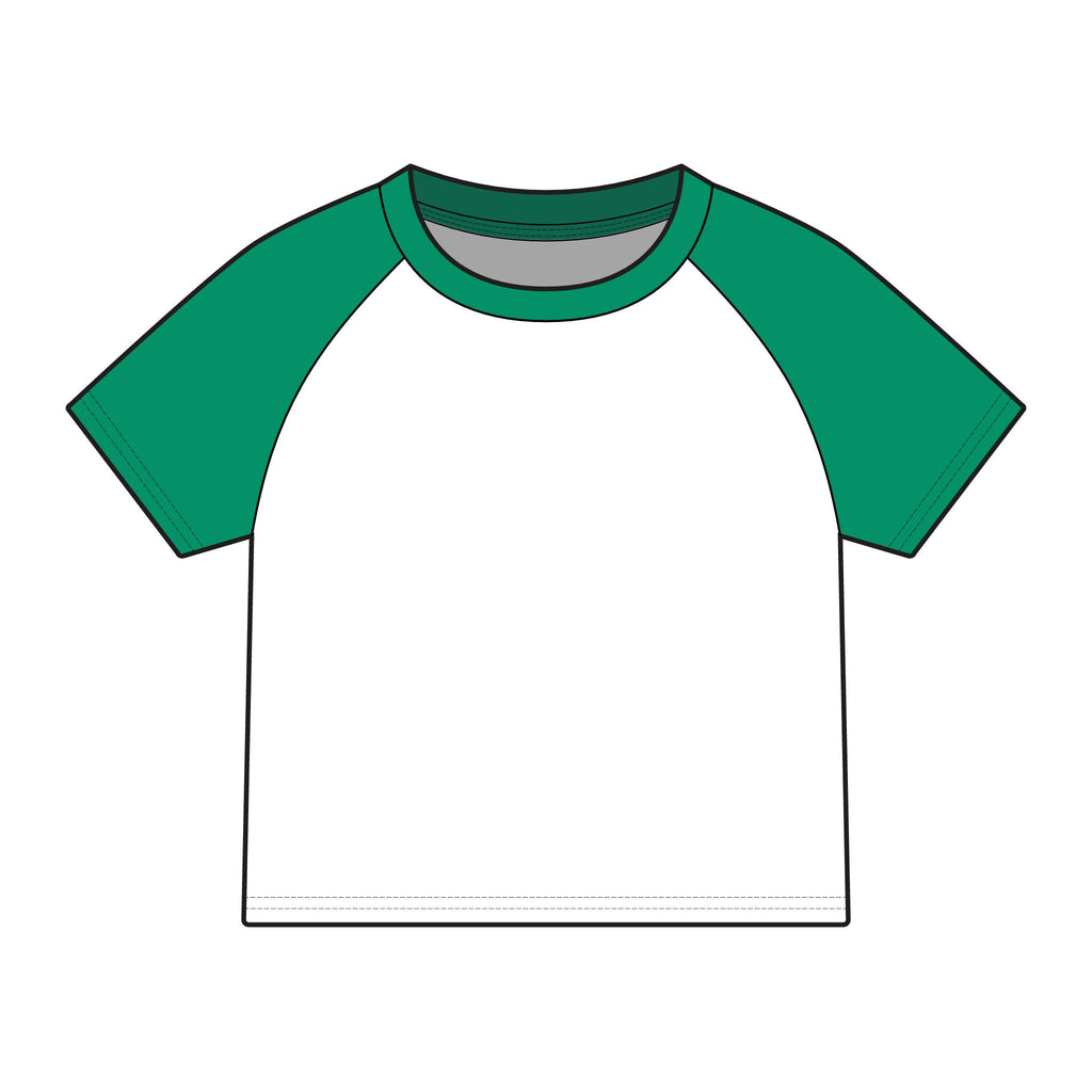 House of Reumar Raglan Tee — Women's Micro Rib Baby Tee
