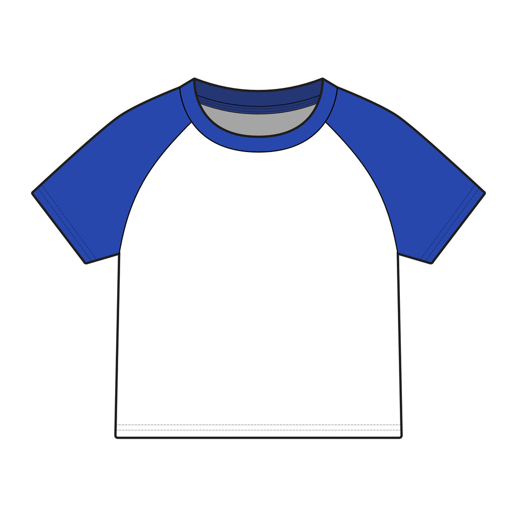 House of Reumar Raglan Tee — Women's Micro Rib Baby Tee