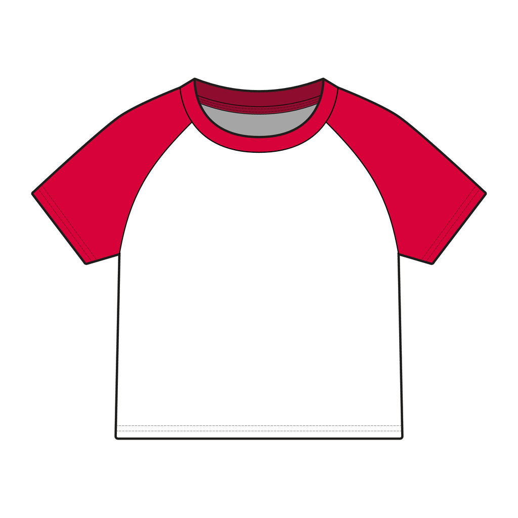 House of Reumar Raglan Tee — Women's Micro Rib Baby Tee