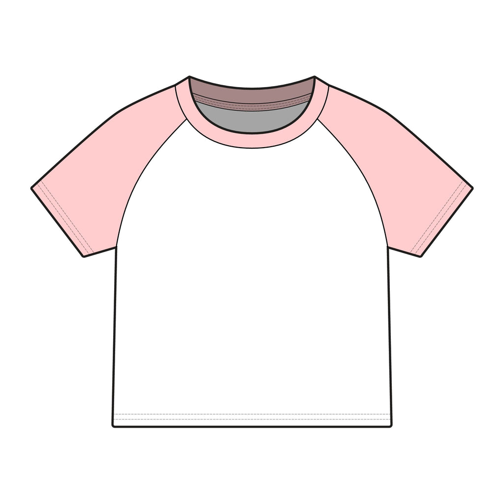 House of Reumar Raglan Tee — Women's Micro Rib Baby Tee