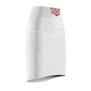 Endless Love Pencil Skirt — White Logo AOP Skirt (Reumar)