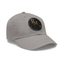 Leather Patch Dad Hat — Embossed RM REUMAN Logo Baseball Cap