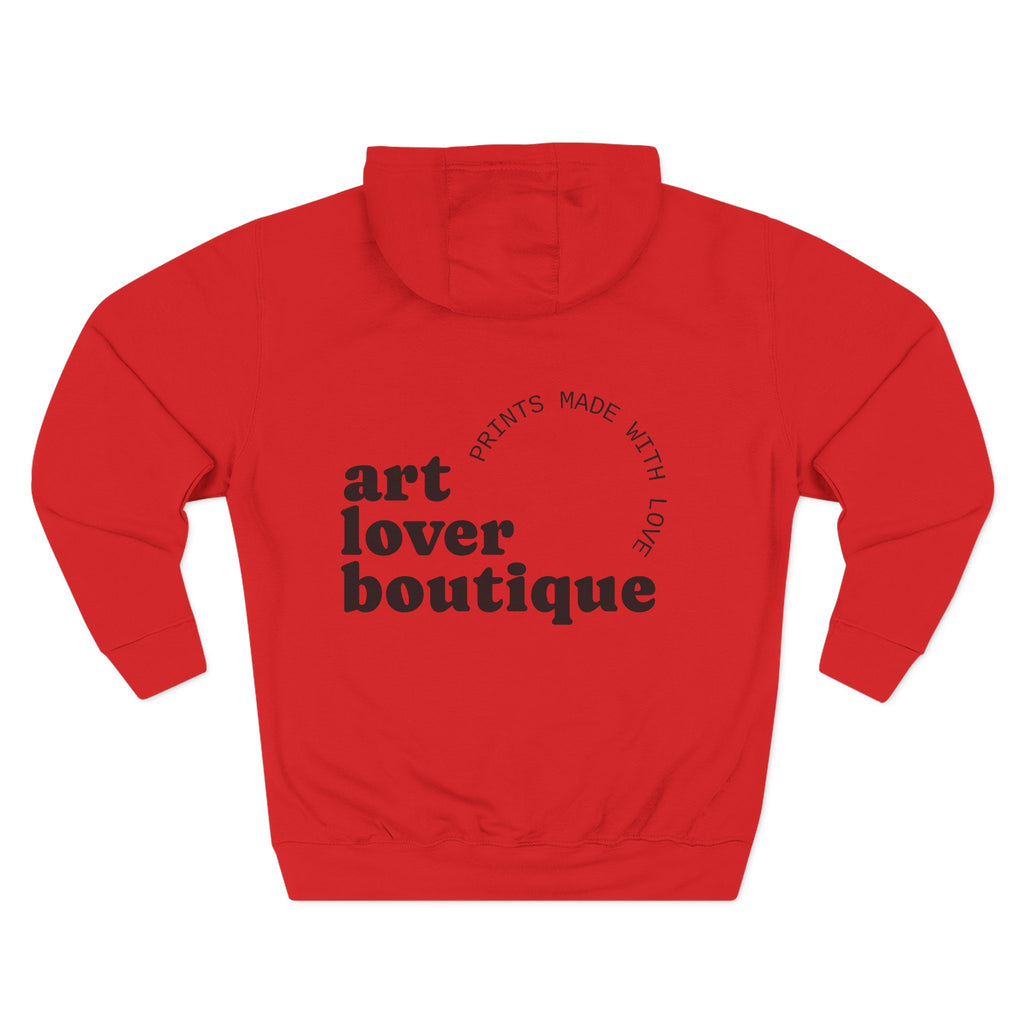 Art Lover Boutique Fleece Hoodie – 'House of Reumar' Designer Logo Pullover