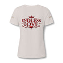 Women's V-Neck Tee — 'Reumar' Gold Monogram Logo