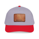 Leather Patch Baseball Cap - Monogram RM Reumay
