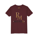 Youth Tee - Reumar Gold Monogram Front & 'art lover boutique' Back