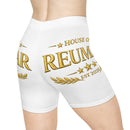 Reunion Gold Emblem Women's Biker Shorts — Custom Family Reunion 2026