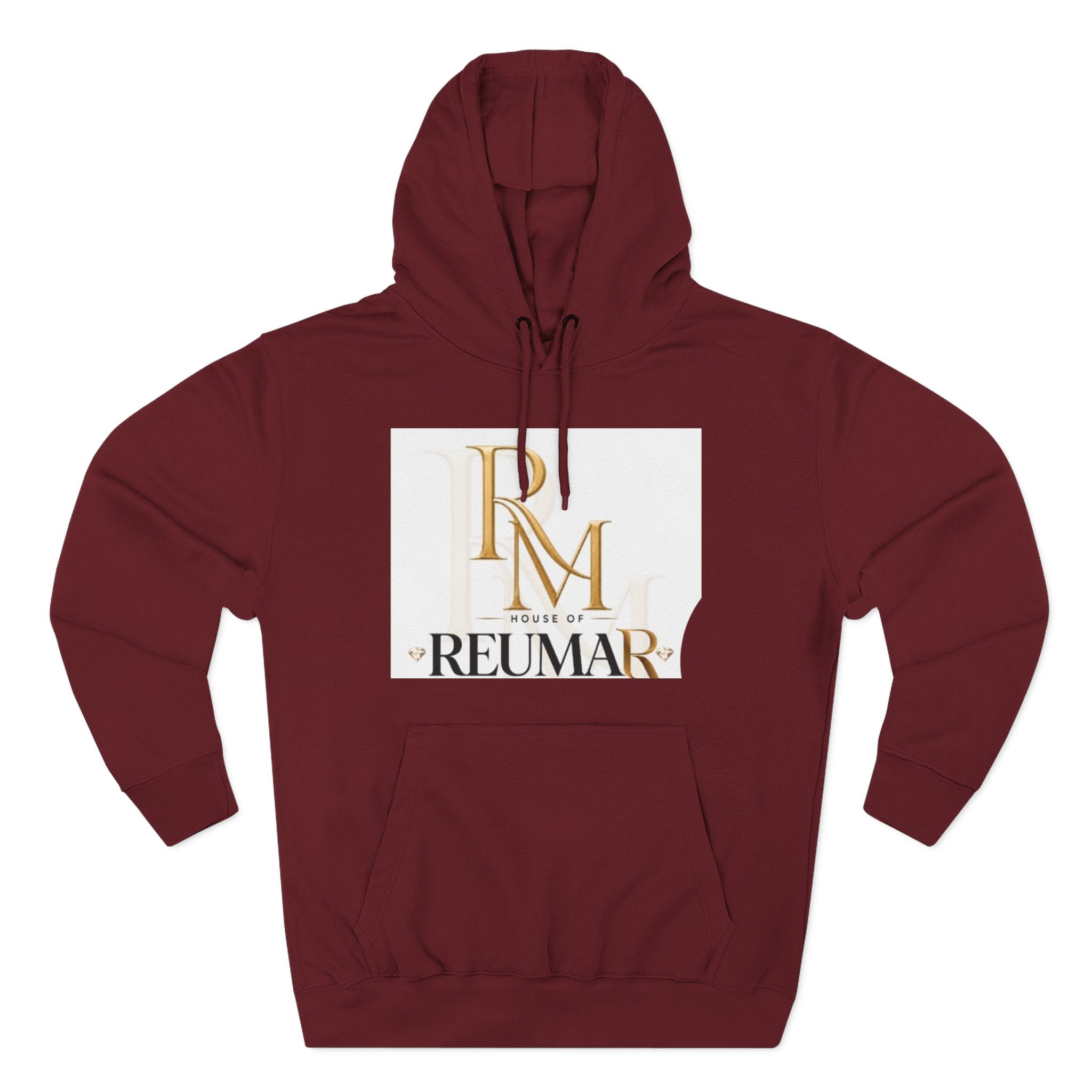 Art Lover Boutique Fleece Hoodie – 'House of Reumar' Designer Logo Pullover
