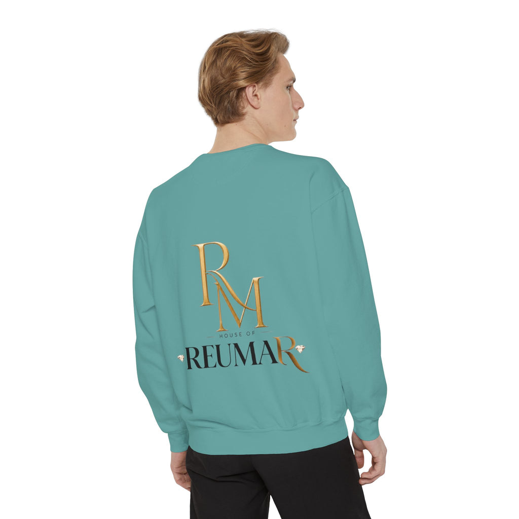 Refinement Logo Sweatshirt — "The Art of Refinement" Garment-Dyed Crewneck