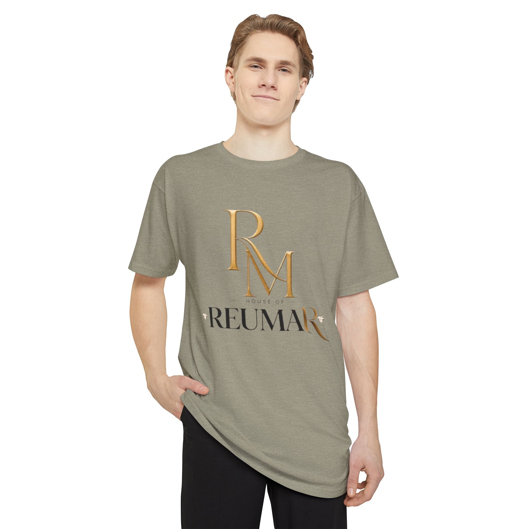 Refined Logo Tee — "Reumar" Longline Urban T‑Shirt