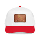 Leather Patch Baseball Cap - Monogram RM Reumay