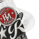 Basketball Shorts — White 'Reum of Mar' Logo All-Over Print