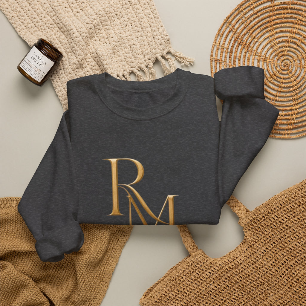 Crewneck Sweatshirt – Reumar Luxury Logo & "The Art of Refinement"