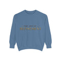 Refinement Logo Sweatshirt — "The Art of Refinement" Garment-Dyed Crewneck