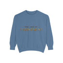 Refinement Logo Sweatshirt — "The Art of Refinement" Garment-Dyed Crewneck