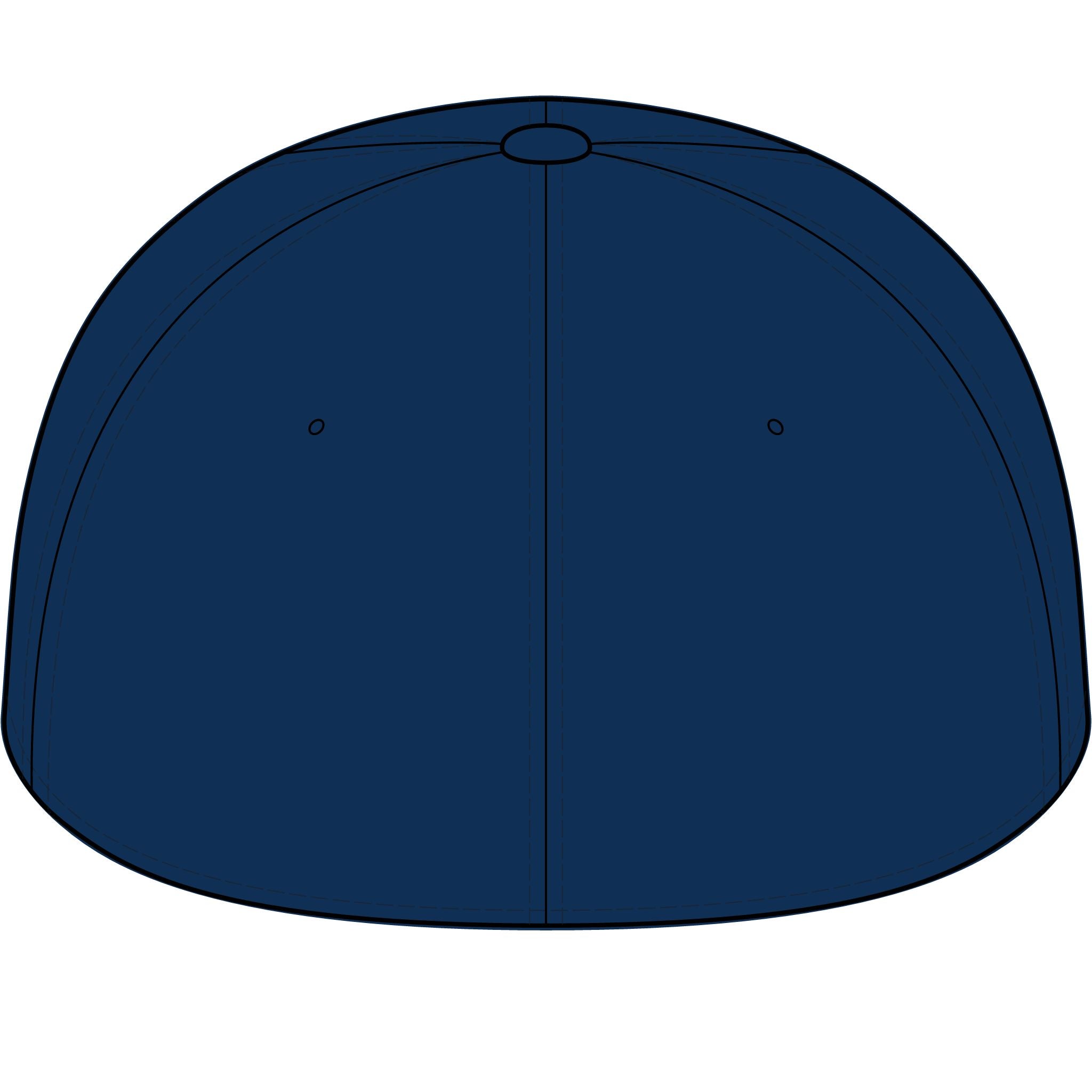 Classic Structured Six-Panel Baseball Cap — Adjustable Everyday Hat