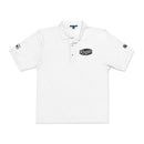 Embroidered Polo Shirt — Gold Crest 'M' Logo
