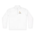 Quarter-Zip Pullover — Gold 'RM Reumar' Logo Embroidered Sweatshirt