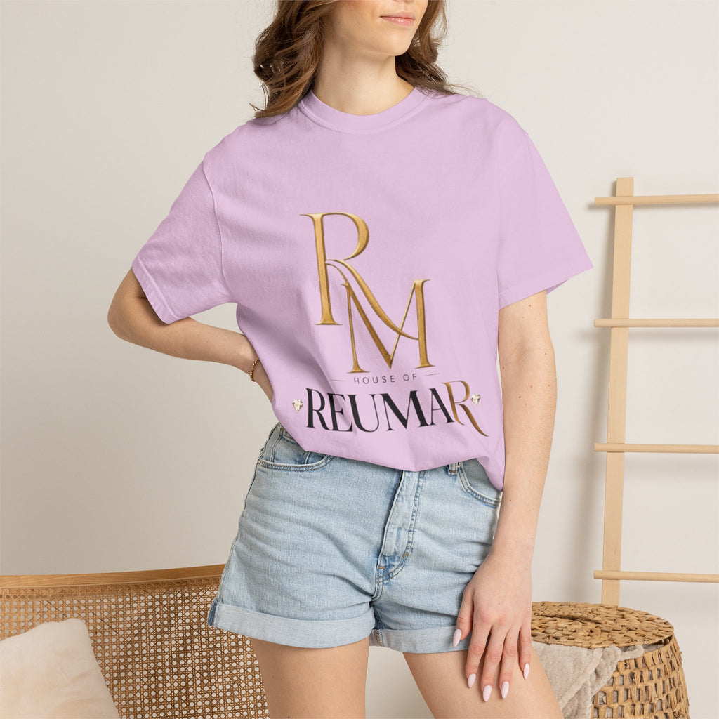 Refined Logo T-Shirt — "House of Reumar" Luxury Graphic Tee