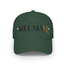 House of Reumar Red Low Profile Baseball Cap — Embroidered Logo Hat