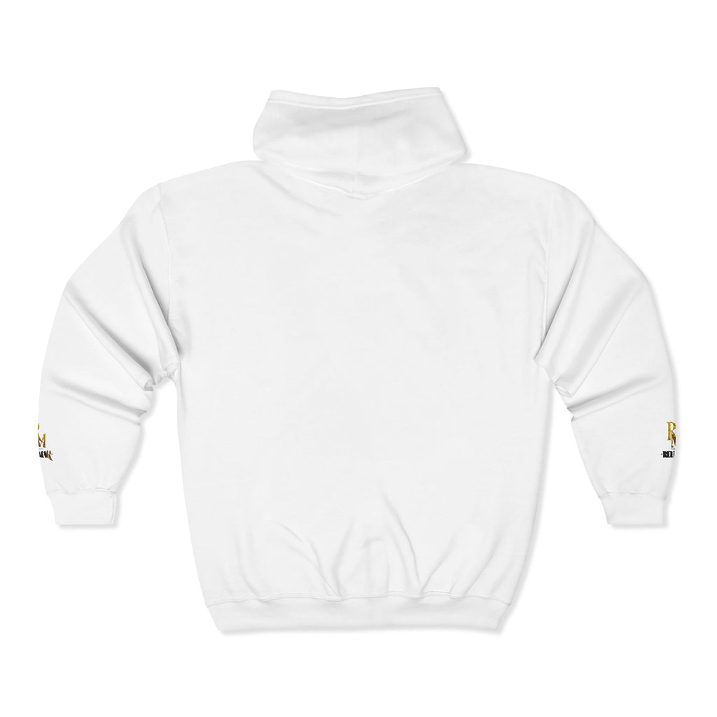 Embroidered RM Gold Crest Full-Zip Hoodie