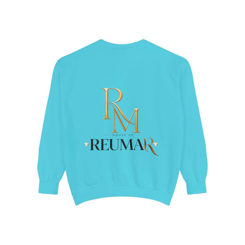 Refinement Logo Sweatshirt — "The Art of Refinement" Garment-Dyed Crewneck