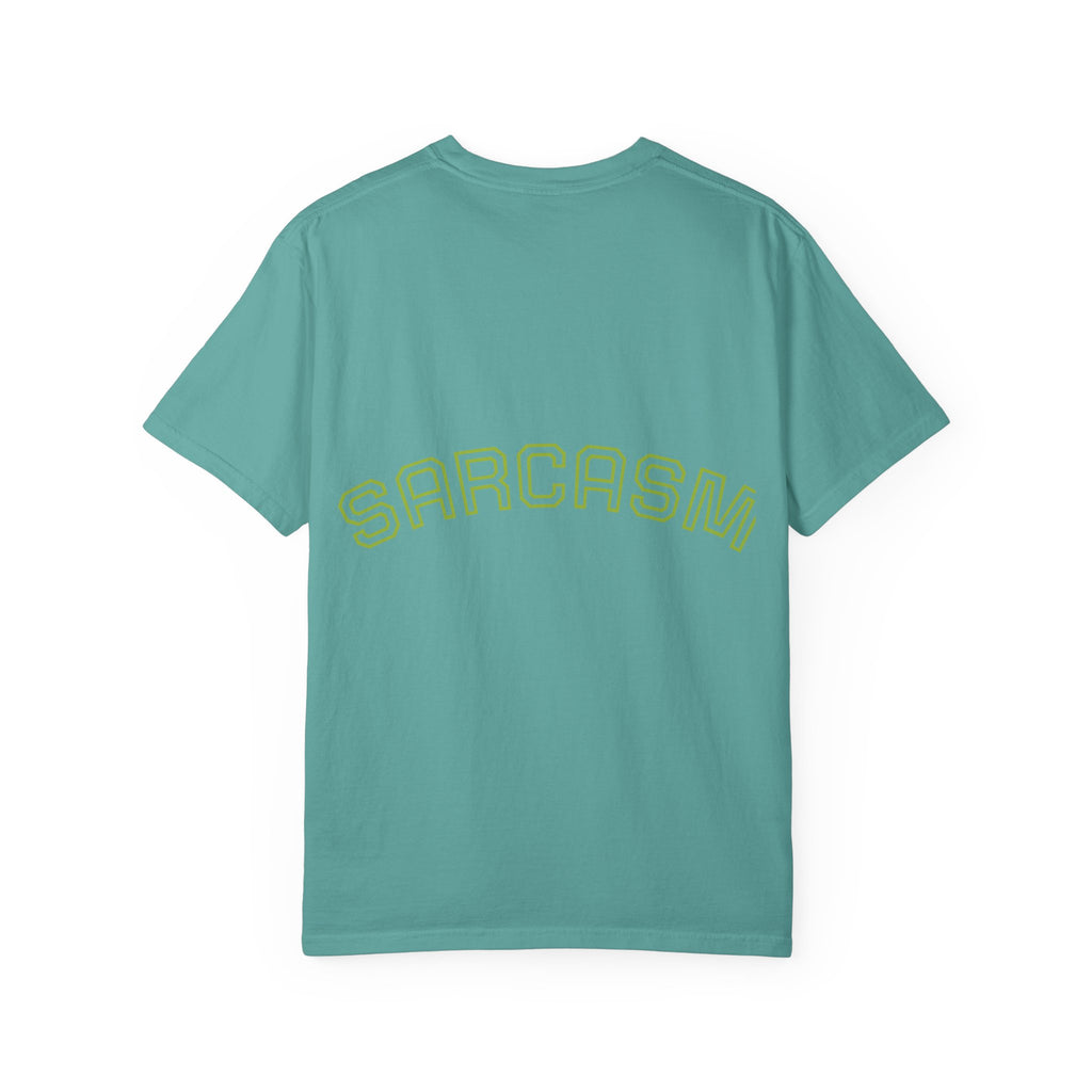T-Shirt — House of Reumar Logo Front / "Sarcasm" Back Graphic Tee