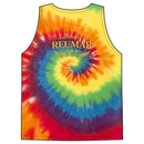 Tie-Dye Tank Top — "Endless Love" Graphic Spiral Vest