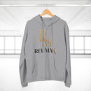 Reumar Zip Hoodie - House of Reumar Gold Logo Hooded Sweatshirt