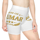 Reunion Gold Emblem Women's Biker Shorts — Custom Family Reunion 2026