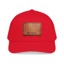 Leather Patch Baseball Cap - Monogram RM Reumay