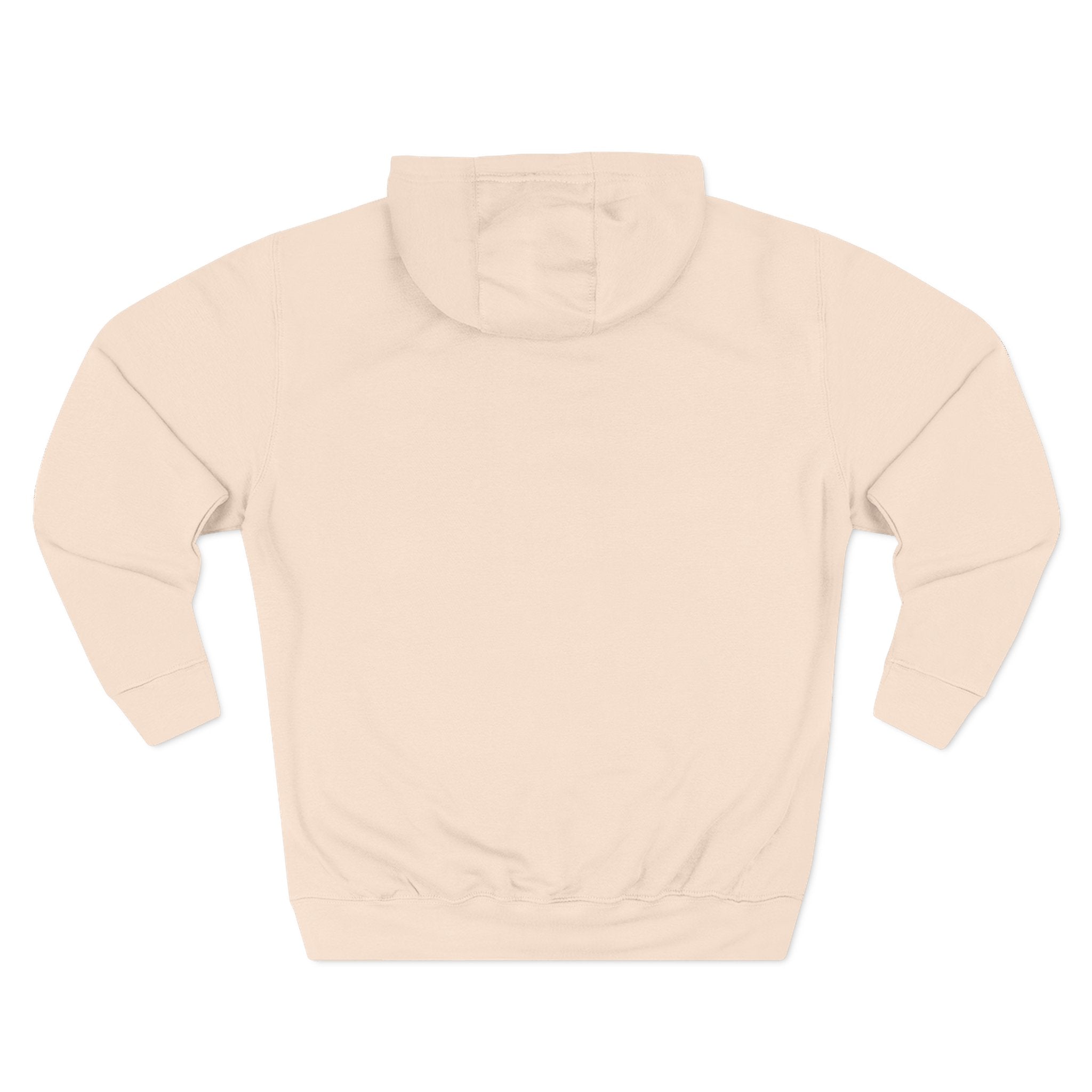 Minimalist Gold Monogram Hoodie — 'RM' Chest Logo Fleece Pullover