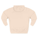 Minimalist Gold Monogram Hoodie — 'RM' Chest Logo Fleece Pullover