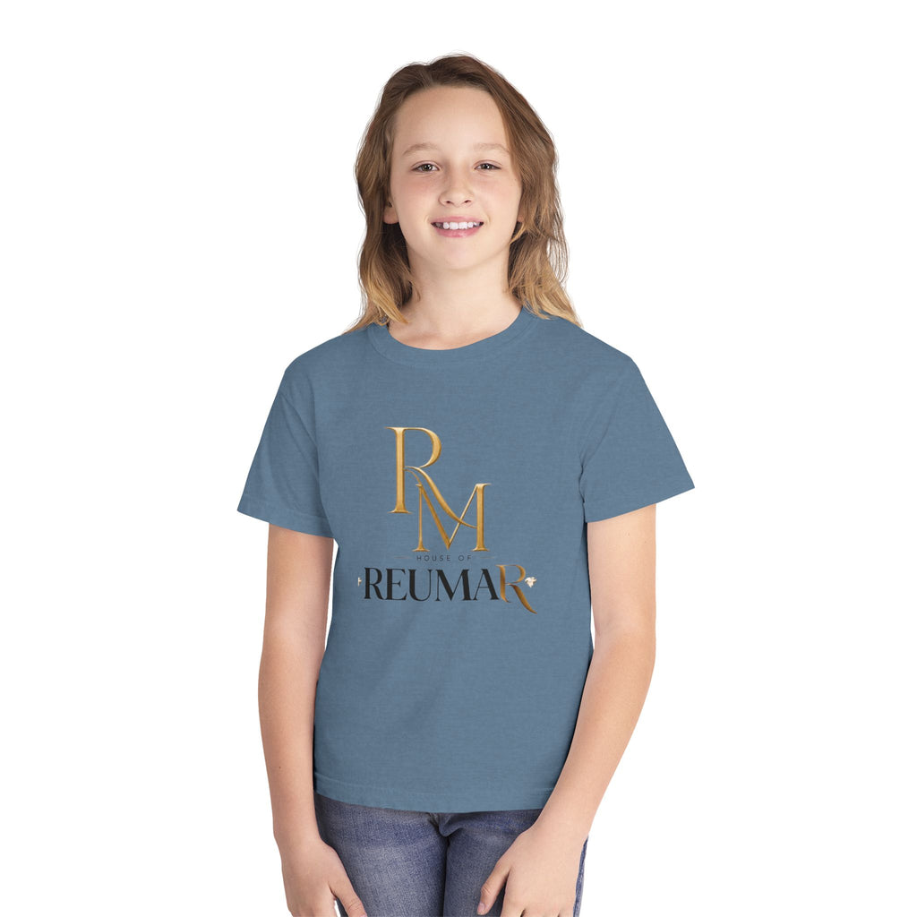 Youth Tee — Reumar Logo Front & "Thank You" Sunburst Back