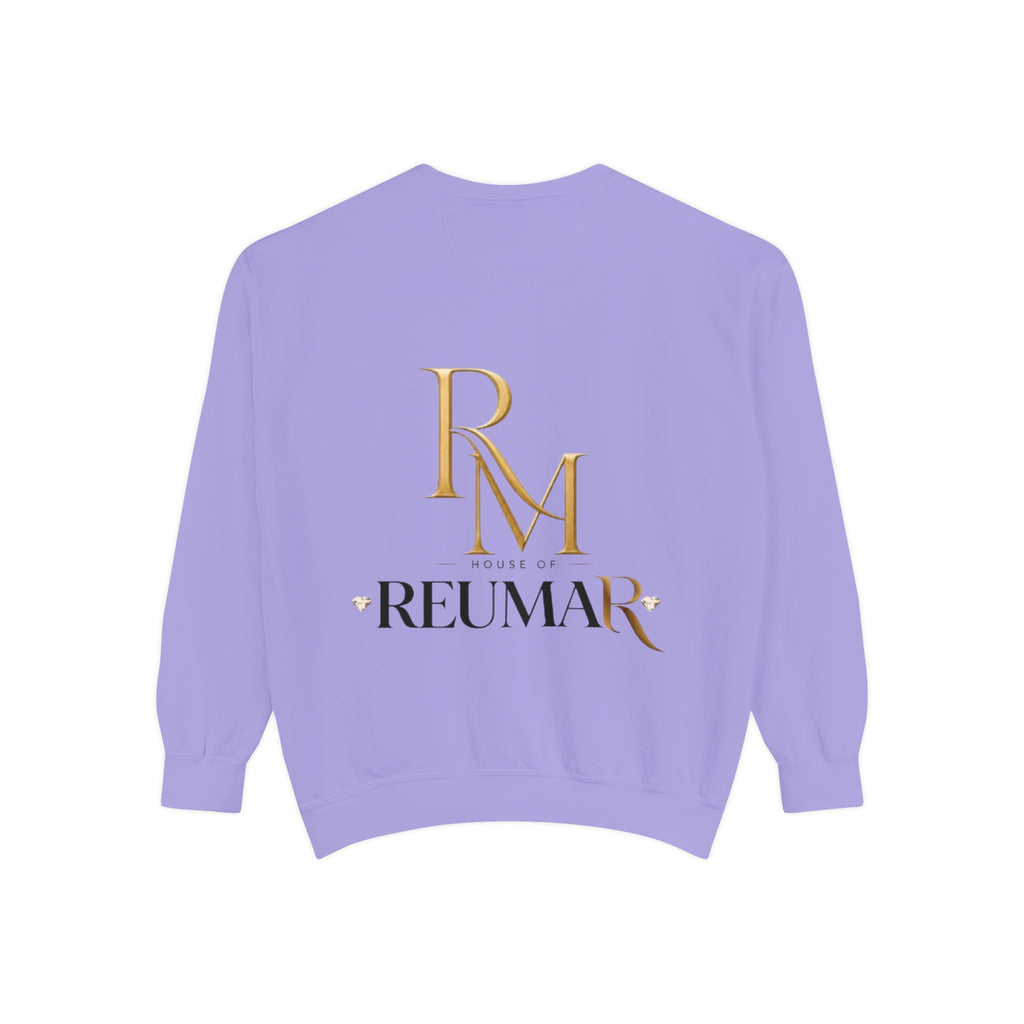 Refinement Logo Sweatshirt — "The Art of Refinement" Garment-Dyed Crewneck
