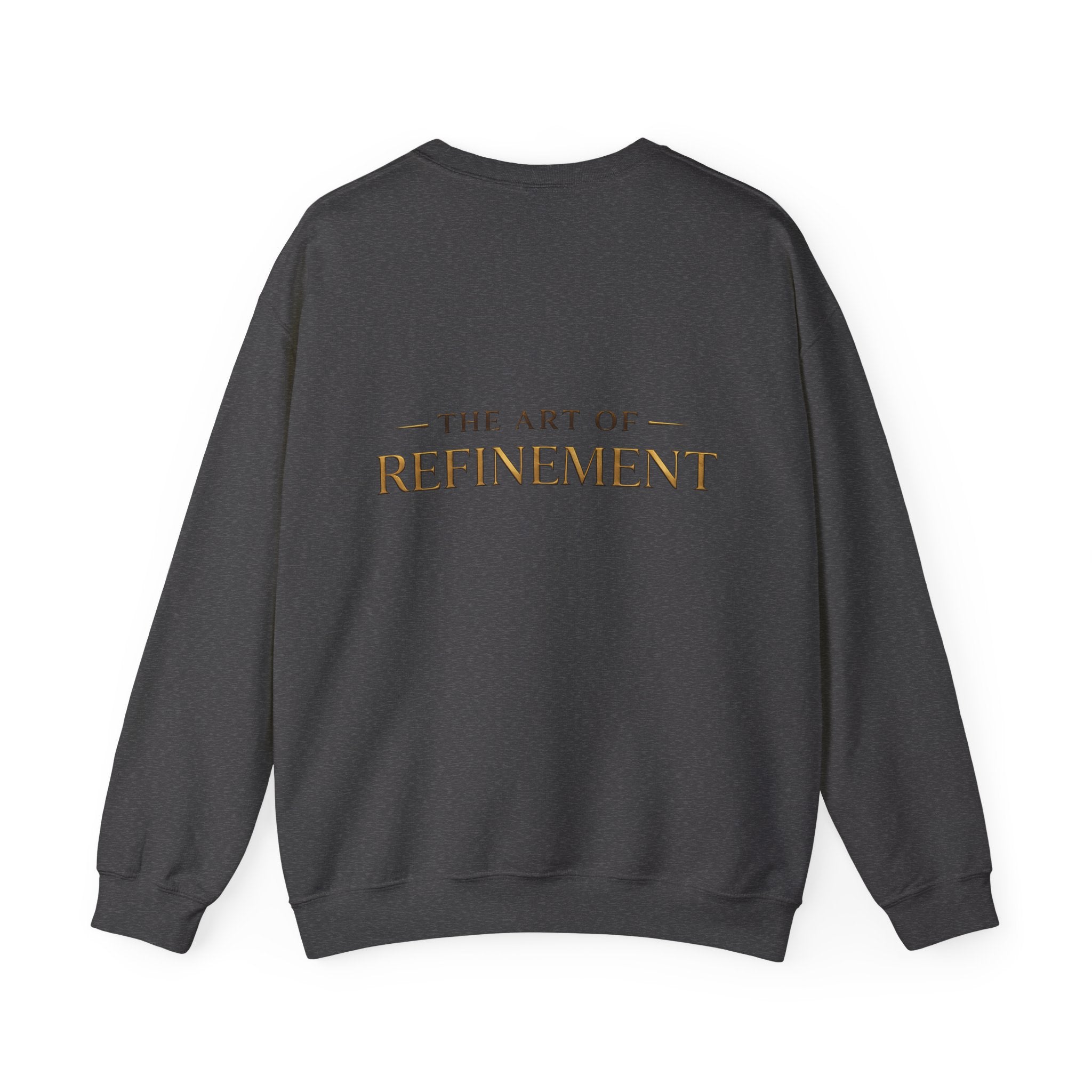 Crewneck Sweatshirt – Reumar Luxury Logo & "The Art of Refinement"