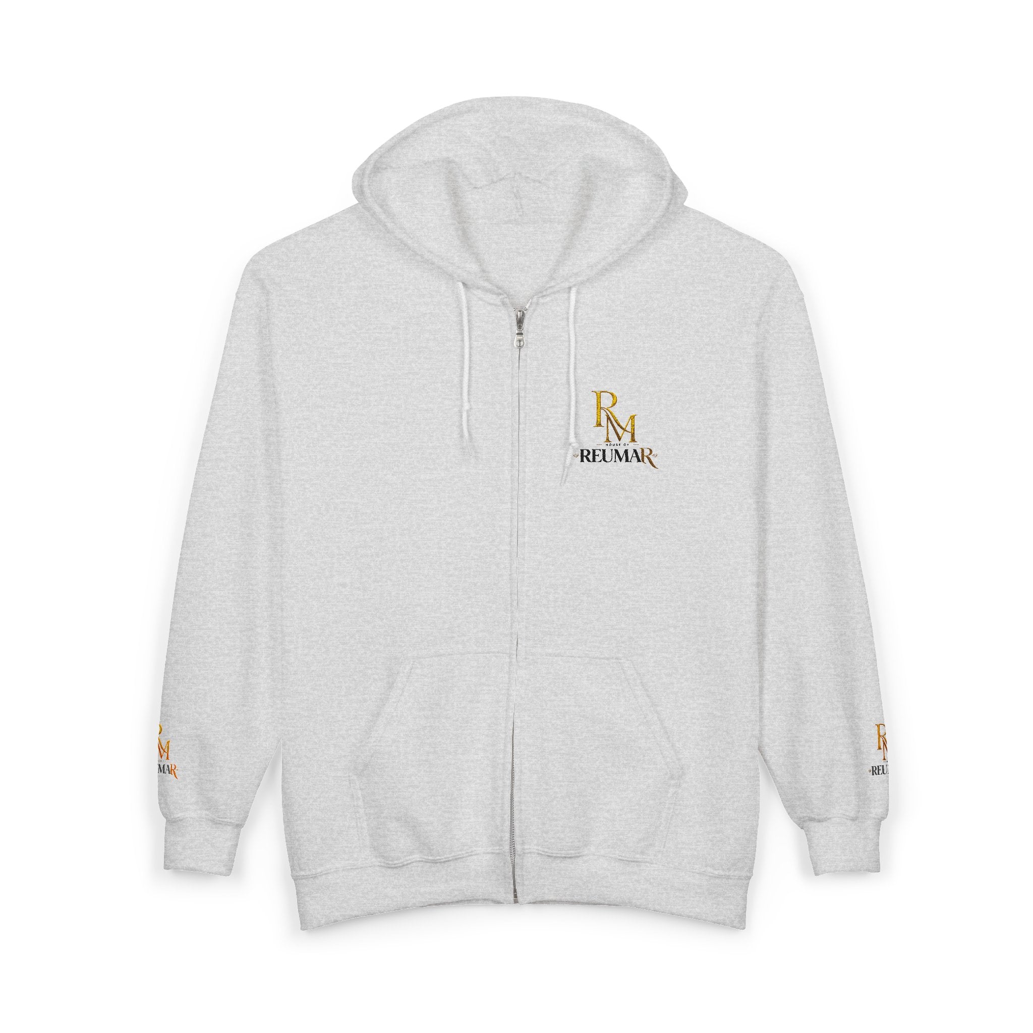 Embroidered RM Gold Crest Full-Zip Hoodie
