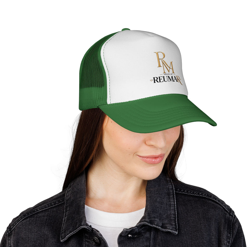 Reumar RM Gold Logo Trucker Cap