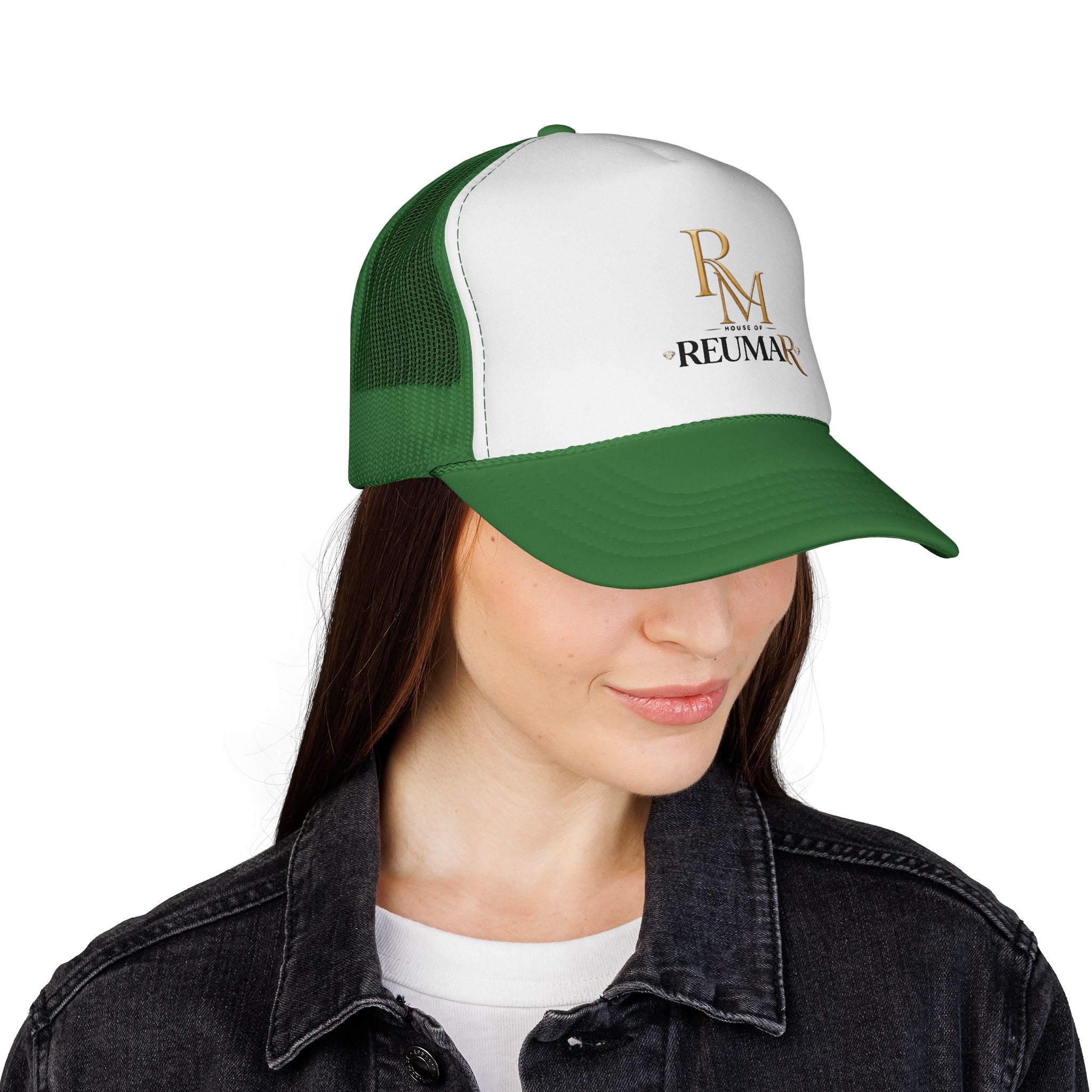 Reumar RM Gold Logo Trucker Cap