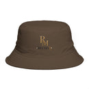 Bucket Hat — RM Reimay Gold Monogram Embroidered Logo