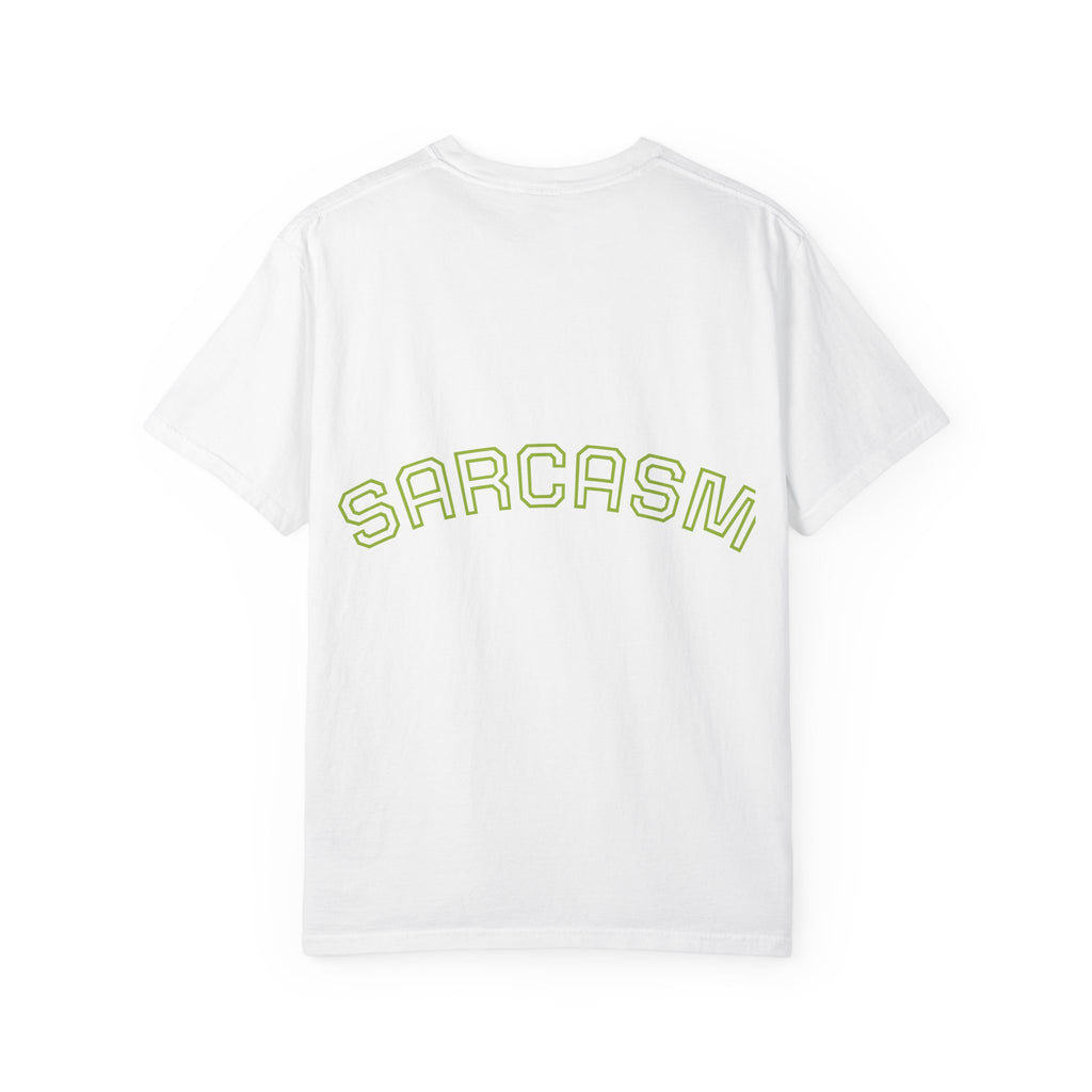 T-Shirt — House of Reumar Logo Front / "Sarcasm" Back Graphic Tee