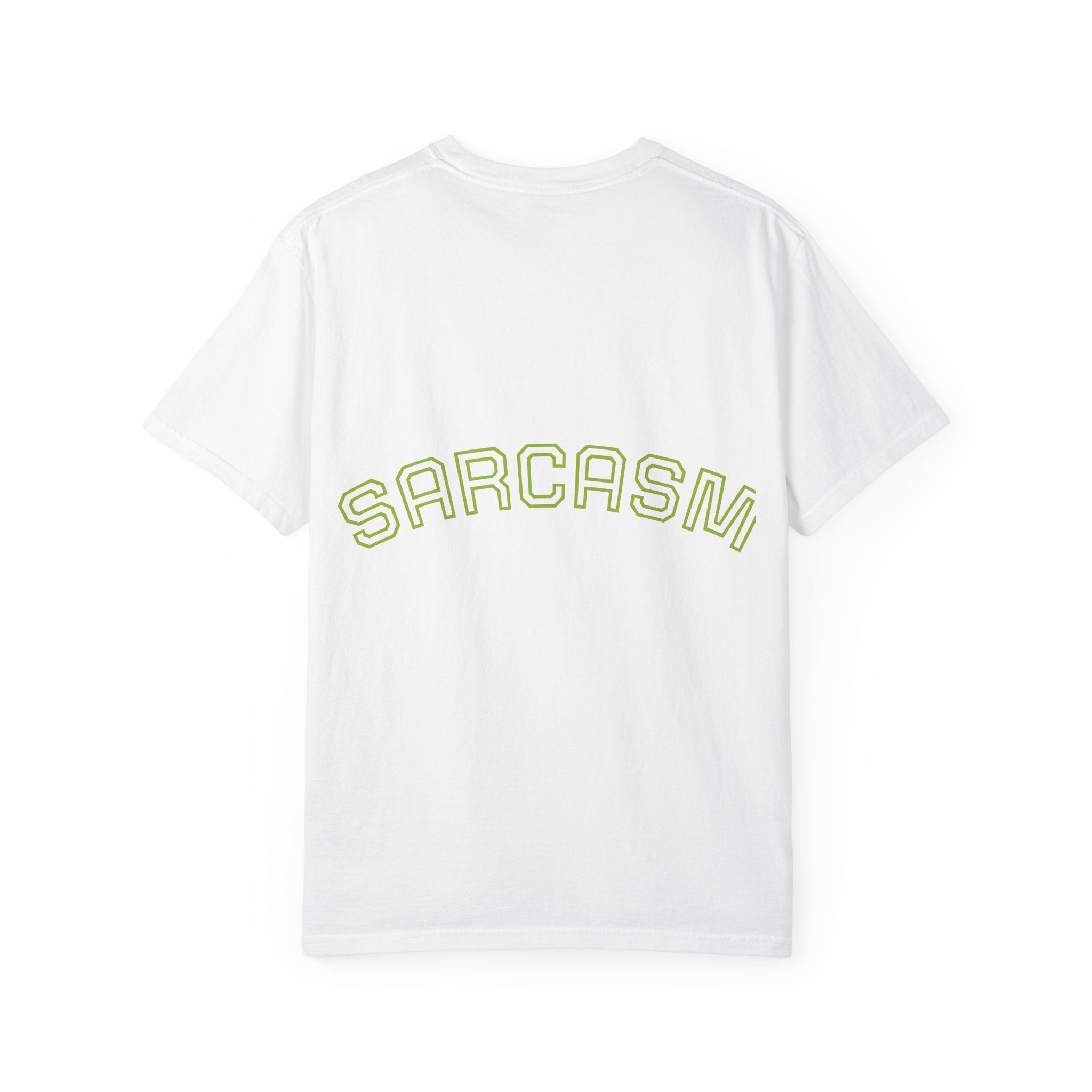 T-Shirt — House of Reumar Logo Front / "Sarcasm" Back Graphic Tee