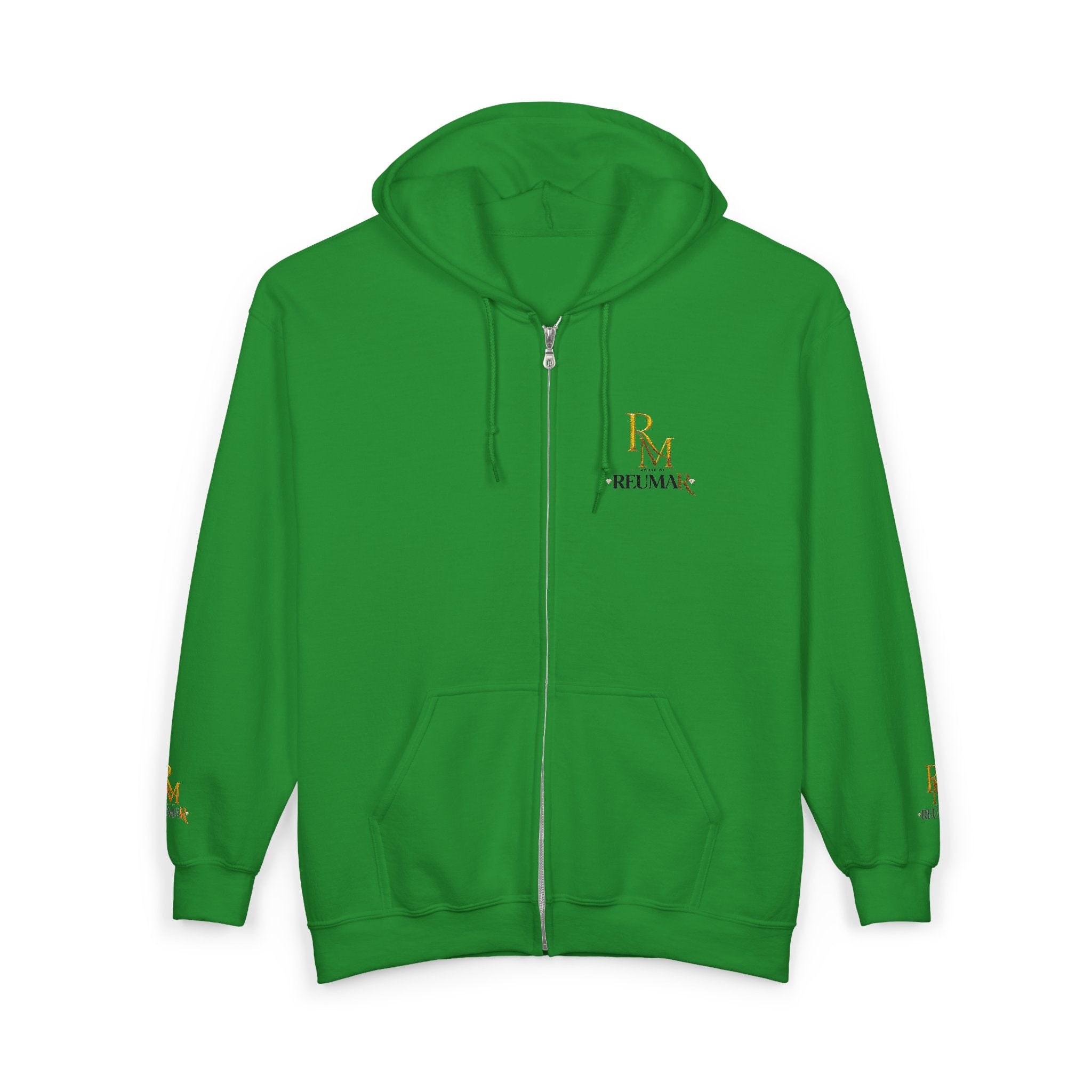 Embroidered RM Gold Crest Full-Zip Hoodie